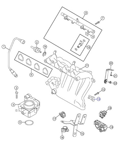 Sensor Presin Mltiple (map) Palio Sporting Fiat 12/17 Foto 4