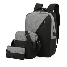 Kit 3: Mochila Empresarial Masculina, Mochila Para Laptop