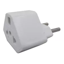 Plug Adaptador De Tomada Branco 20 A Universal