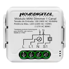 Interruptor Dimerizavel Mini Modulo Controlador Wifi Alexa