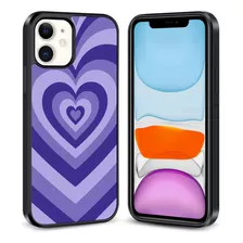 Funda Okk Para iPhone 11-corazón Purpura