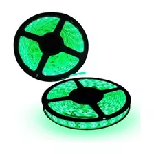 Fita De Led 2835 300 Leds Verde 12v Rolo 5m