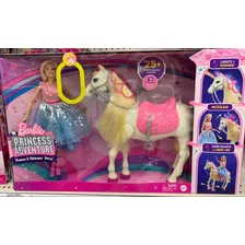 Muñeca Barbie Aventura De Princesas Y Caballo Morning Star