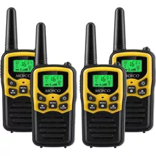 Walkie Talkies Con Linterna Led Pantalla Lcd 4 Piezas 8 Kms