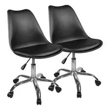 Sillas X2 Tulip Escritorio Con Ruedas Asiento Regulable Ct