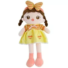 Pelucia Amigos Do Coraçao Boneca Lili Amarela Dm Toys