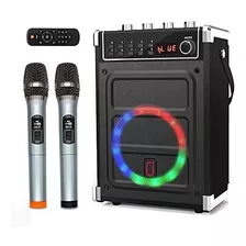 Máquina De Karaoke Jyx Con Dos Micrófonos Inalámbricos, Ajus