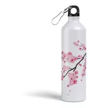 Botella Metalica Personalizada Flores B55v7