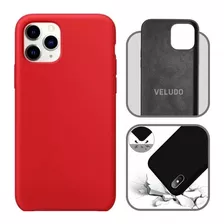 Capa Slim Aveludada Fosca Para iPhone 14 15 Pro Max Plus