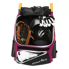 Mochila Para Equipo De Beisbol-granate