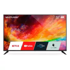 Smart Tv Multilaser 55 4k Hdr Dled Wi-fi Usb Hdmi Linux