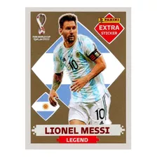 Figurinha Lionel Messi Ouro Oficial Rara Copa Qatar 2022