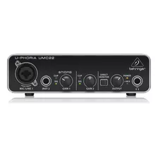 Interface De Áudio Usb U-phoria Umc22 Behringer Profissional