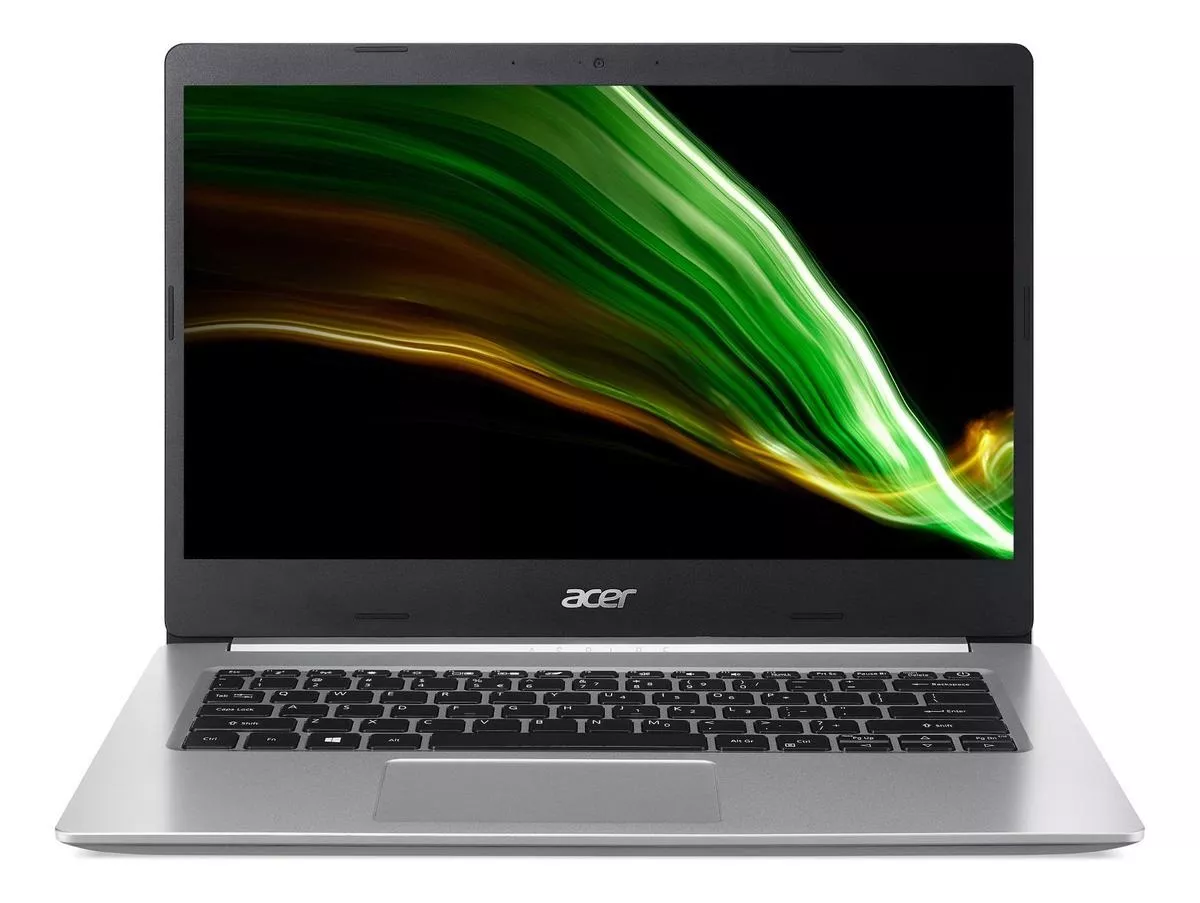 Notebook Acer Aspire 5 A514-53 Prata 14 , Intel Core I5 1035g1  4gb De Ram 256gb Ssd, Intel Uhd Graphics G1 60 Hz 1366x768px Windows 10 Home