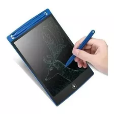 Lousa Mágica Azul Tablet Infantil De Escrever 12 Polegadas 