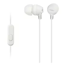 Auriculares Sony Con Micrófono Mdr-ex15ap Color Blanco