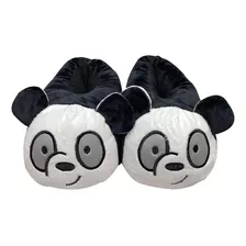 Babuchas Pantuflas Escandaloso Oso Panda Niños Y Adultos 