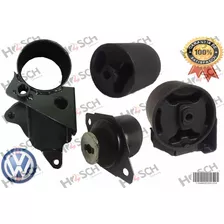 Kit 4 Soportes Motor Y Caja Vw Golf Jetta A2 87-89 Estandar