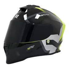 Casco X-sports V151 Origen - Omi Color Negro/amarillo Tamaño Del Casco M