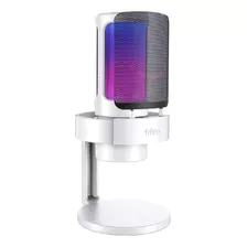 Microfone Gamer Usb Condensador Fifine Ampligame A8 White