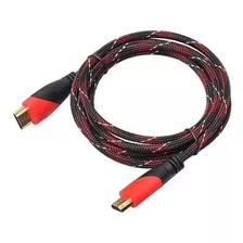 Cable Hdmi Mallado Full Hd 3mts