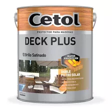 Cetol Deck Plus Protector Satinado Maderas De Exterior 4 Lts
