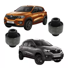 2x Bucha Flutuante Maior Bandeja Balança Renault Kwid Todos+