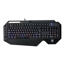 Teclado Gamer Falcon Goliator Std2000 Led Rgb Membrana Mech Cor De Teclado Preto Idioma Português Brasil