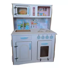 Cocinita De Madera De Juguete Cocina Infantil Niña Niño Mdf