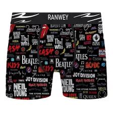 Calzoncillo Boxer Bandas De Rock Ranwey Bx033