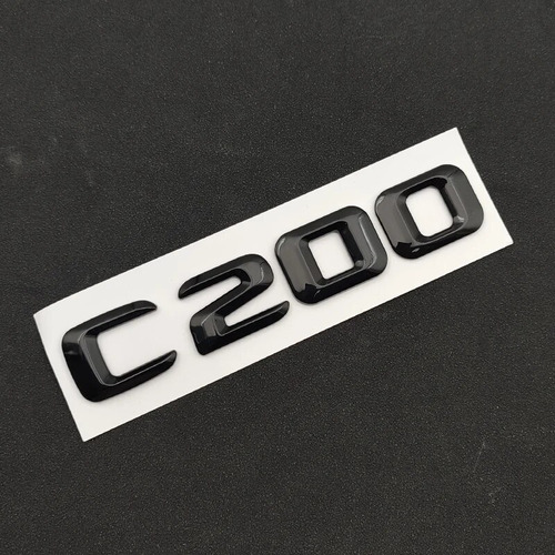 Letras 3d Para El Logotipo Del Maletero Mercedes-benz C200 W Foto 4