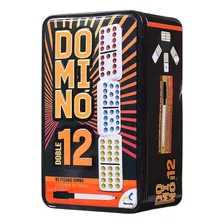 Domino Doble 12 + Ajedrez De Cristal + Rummy Jumbo
