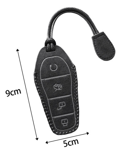 Car Key Shell Suede Holder Car Accesorios Protector Para Byd Foto 3