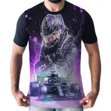 Camisa Camiseta Formula1 Lewis Hamilton Mercedes Amg Piloto