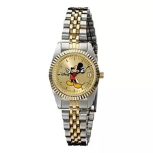 Disney - Mickey Mouse Reloj Analógico Cuarzo Dama Mujer Puls