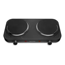 Fogão Cooktop Elétrica Multilaser Gourmet Easy Cook Duo Preto 220v