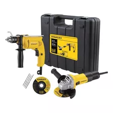 Kit Esmerilhadeira/ Furadeira Stanley 4.1/2 220v - 60hz