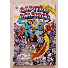Hq Gibi Marvel Capitão América 100 Comemorativa 1987 Abril 
