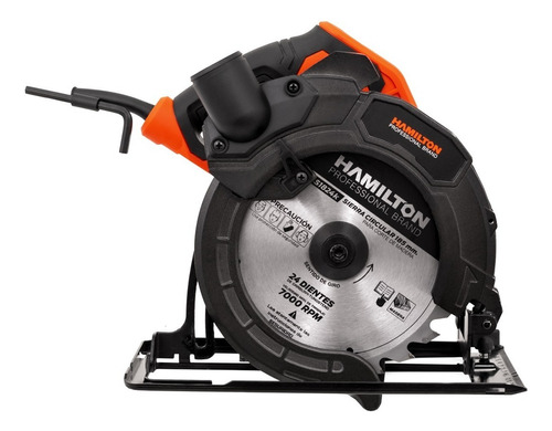 Sierra Circular Eléctrica 1500w 5500rpm - Hamilton Hsc001 Frecuencia 50/60 Hz