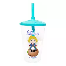 25 Copos Twister 400ml Personalizado Pequeno Príncipe