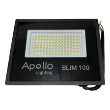 Refletor Led 100w Holofote Bivolt Branco Frio Lâmpada Novo