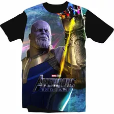 Camiseta/camisa Vingadores Guerra Infinita - Thanos Marvl