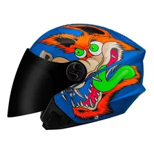 Capacete Aberto Personalizado Pro Tork New Three Coyote Fume