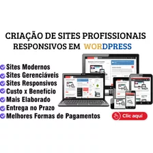 Criação De Site +websites Serviços+redes Sociais - Promoçâo!