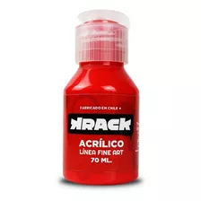 Pintura Acrilica Krack 70ml - Rojo Muscaria