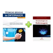  Técnicas Básicas De Enfermagem + Terminologia Enfermagem Kit Com 2 Livros