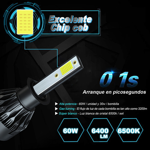 8x 20,000lm Juego De Focos Led 6000k Para Audi A1 Hatchback Foto 5