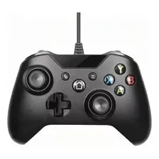 Controle Joystick Xbox One Preto Com Fio Vibra Pc Window