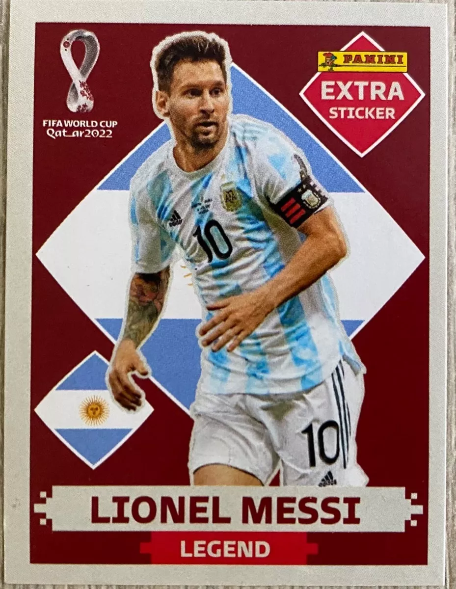 Panini Extra Sticker Lionel Messi Base Legend Argentina