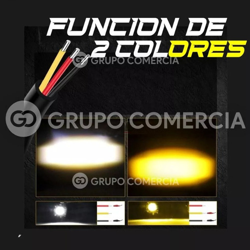 Par Exploradoras Moto Carro Turbo Led 12.000 Lm Largo Alance Foto 2